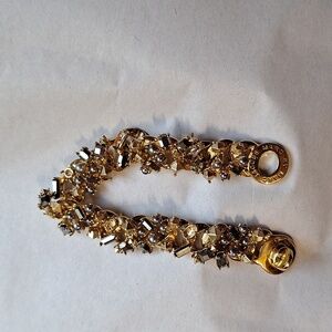 MARC by MARC Jacobs Chunky Bracelet MISSING STONES Click Lock CELEB STYLE BLUE